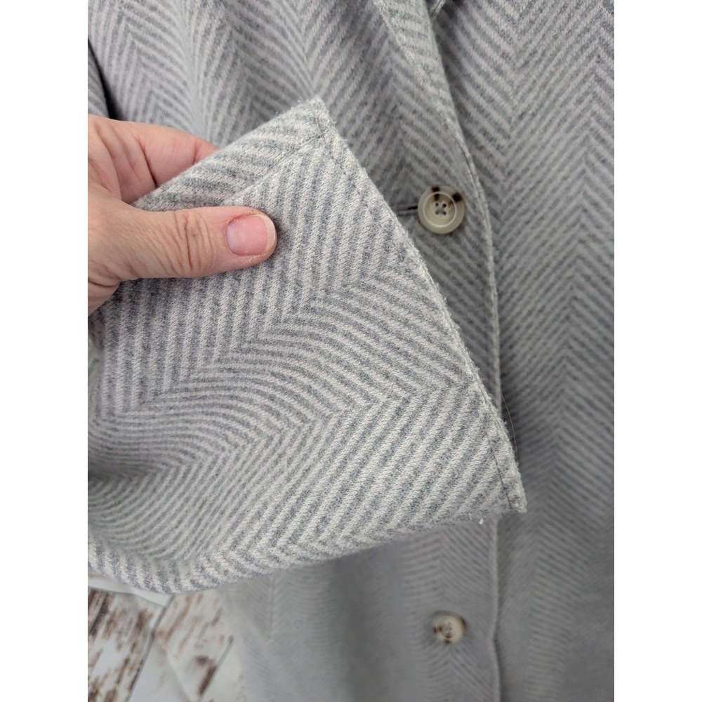 Anthropologie Maeve Chevron-Knit Car Coat - Picture 5 of 8